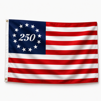 250th Anniversary USA Commemorative Flag
