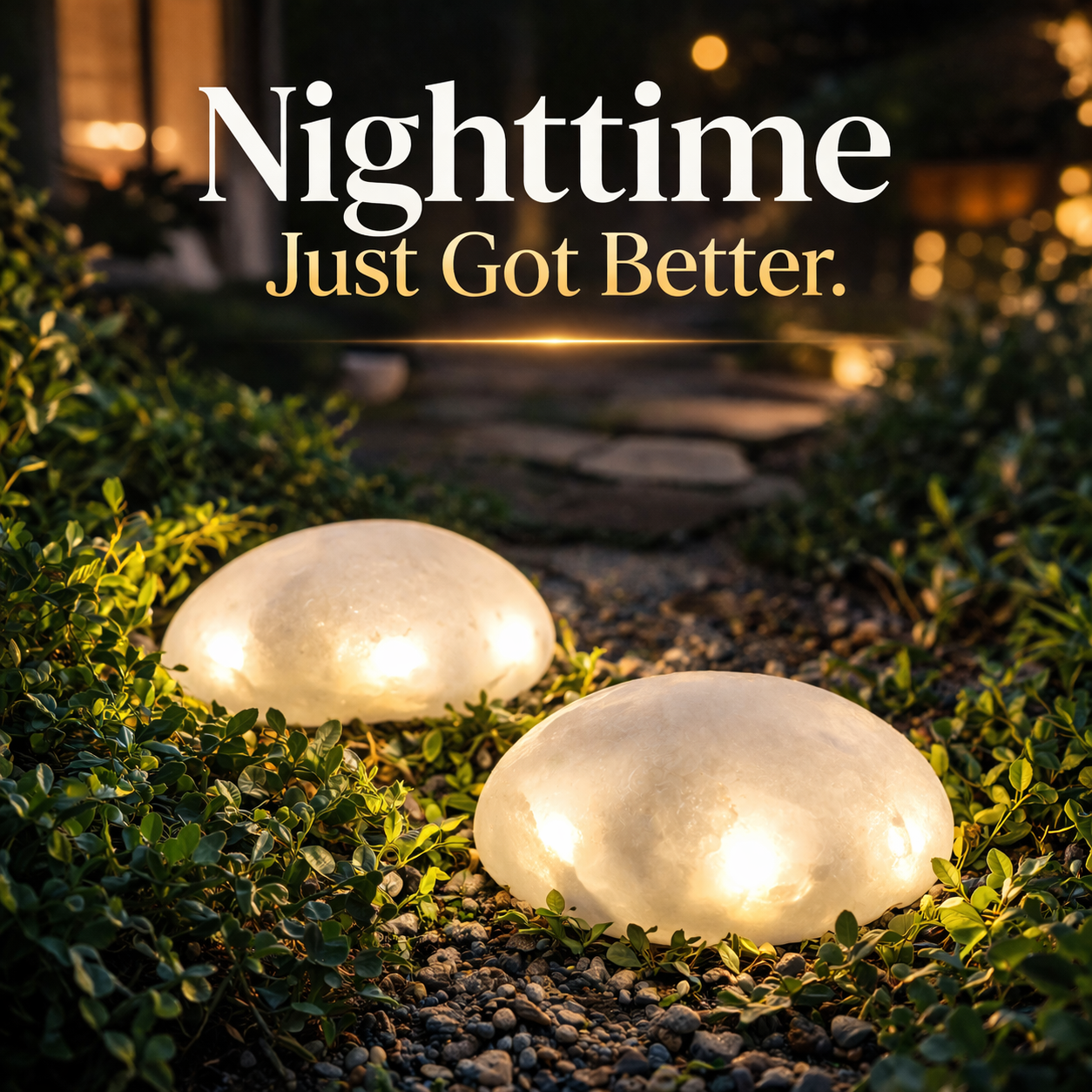 Solar Stone Lights
