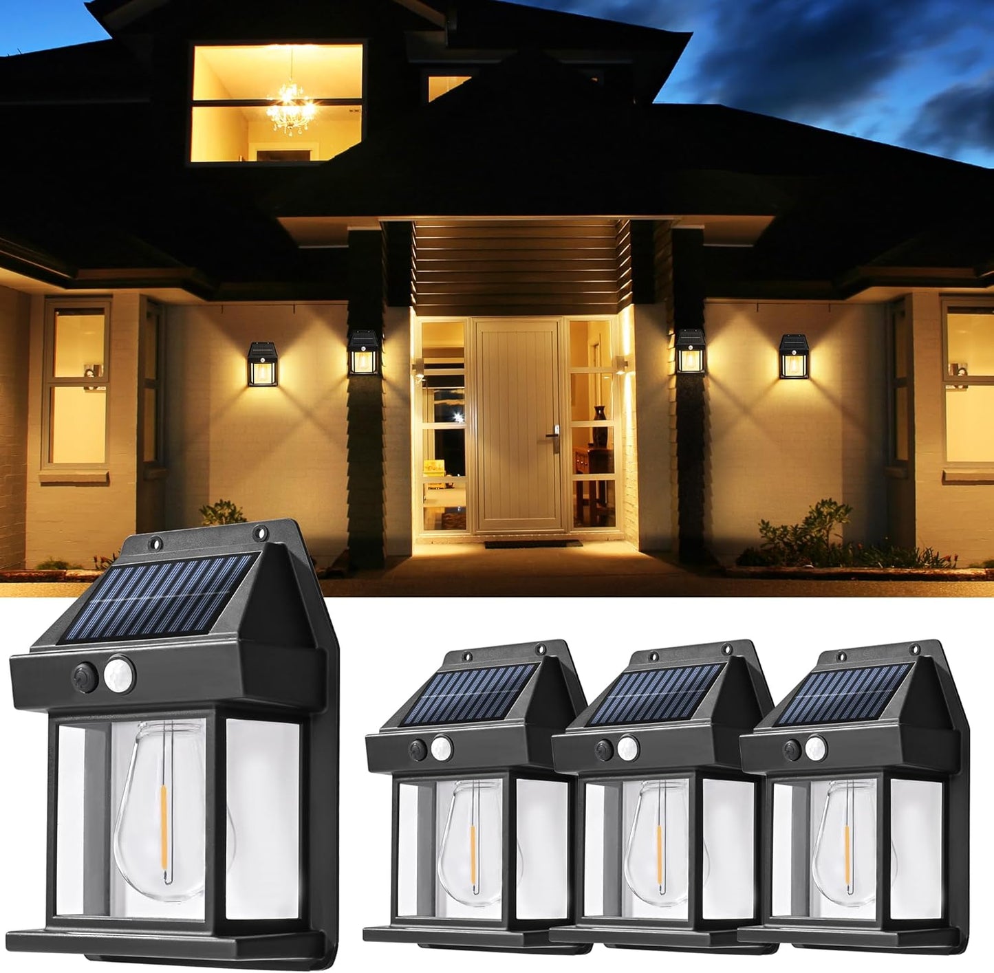 Solar Motion Lights — Instantly Brighten Your Outdoor Space