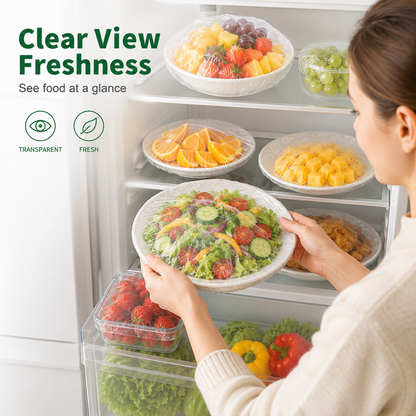 ⏳Last day of special offer, 50% off!! 🔥Food-grade clear elastic food covers, suitable for bowls, plates