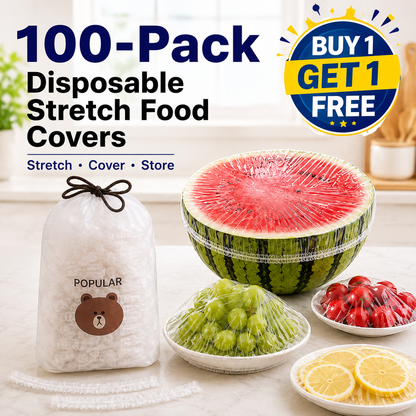 ⏳Last day of special offer, 50% off!! 🔥Food-grade clear elastic food covers, suitable for bowls, plates