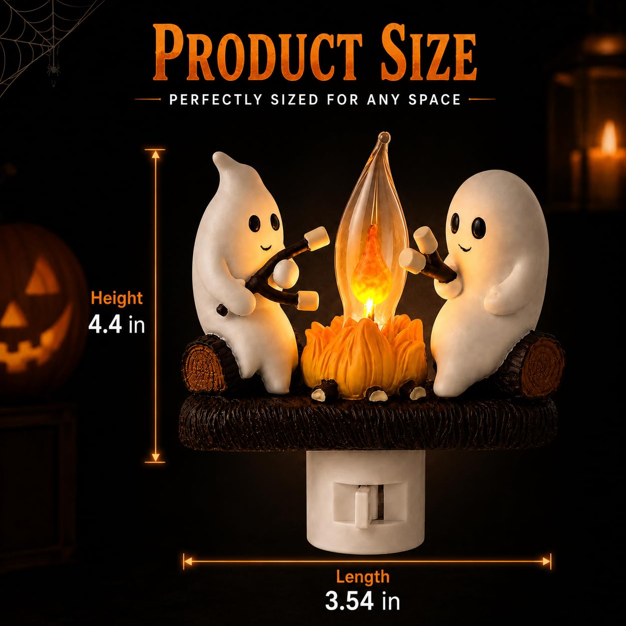 Halloween 🎃3D Ghost Campfire Night Light👻