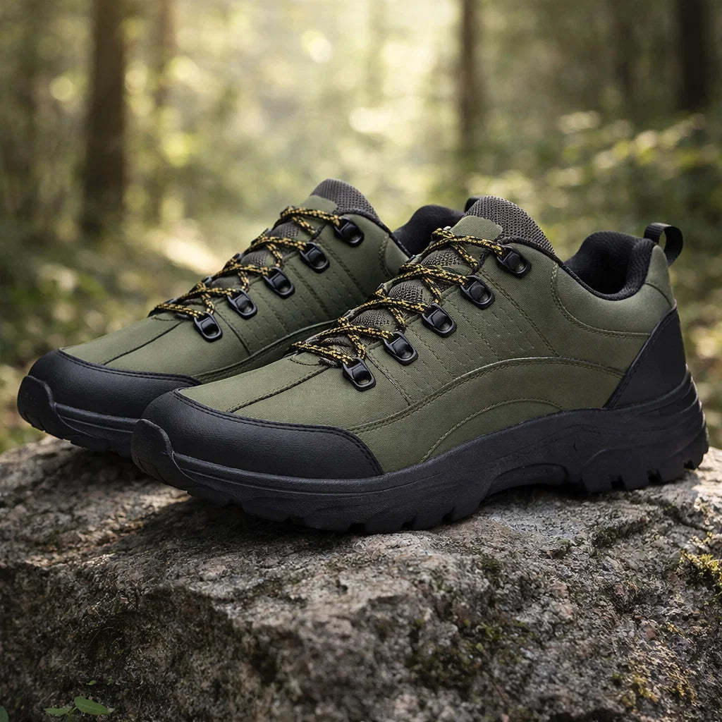 Men’s Anti-Slip Leather Outdoor Hiking Shoes